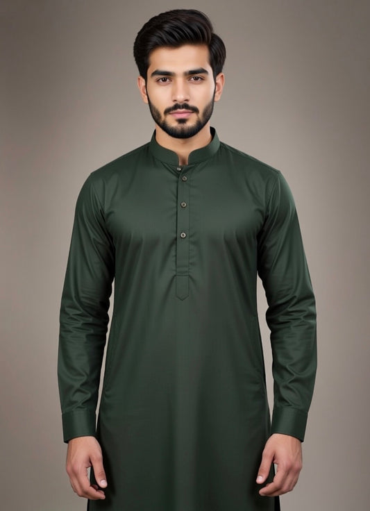 Emerald Green Shalwar Kameez
