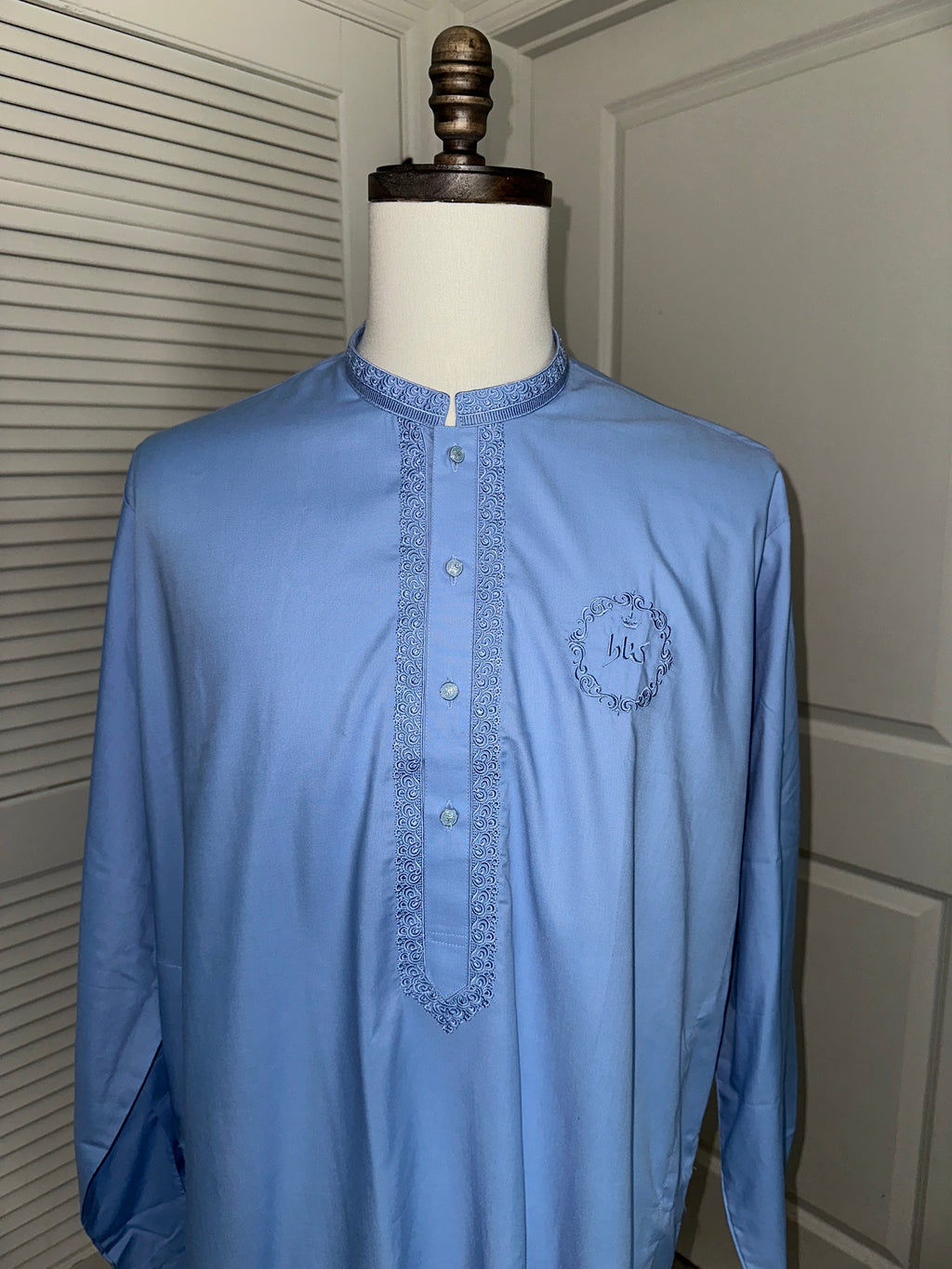 Sky Blue Kinara Shalwar Kameez
