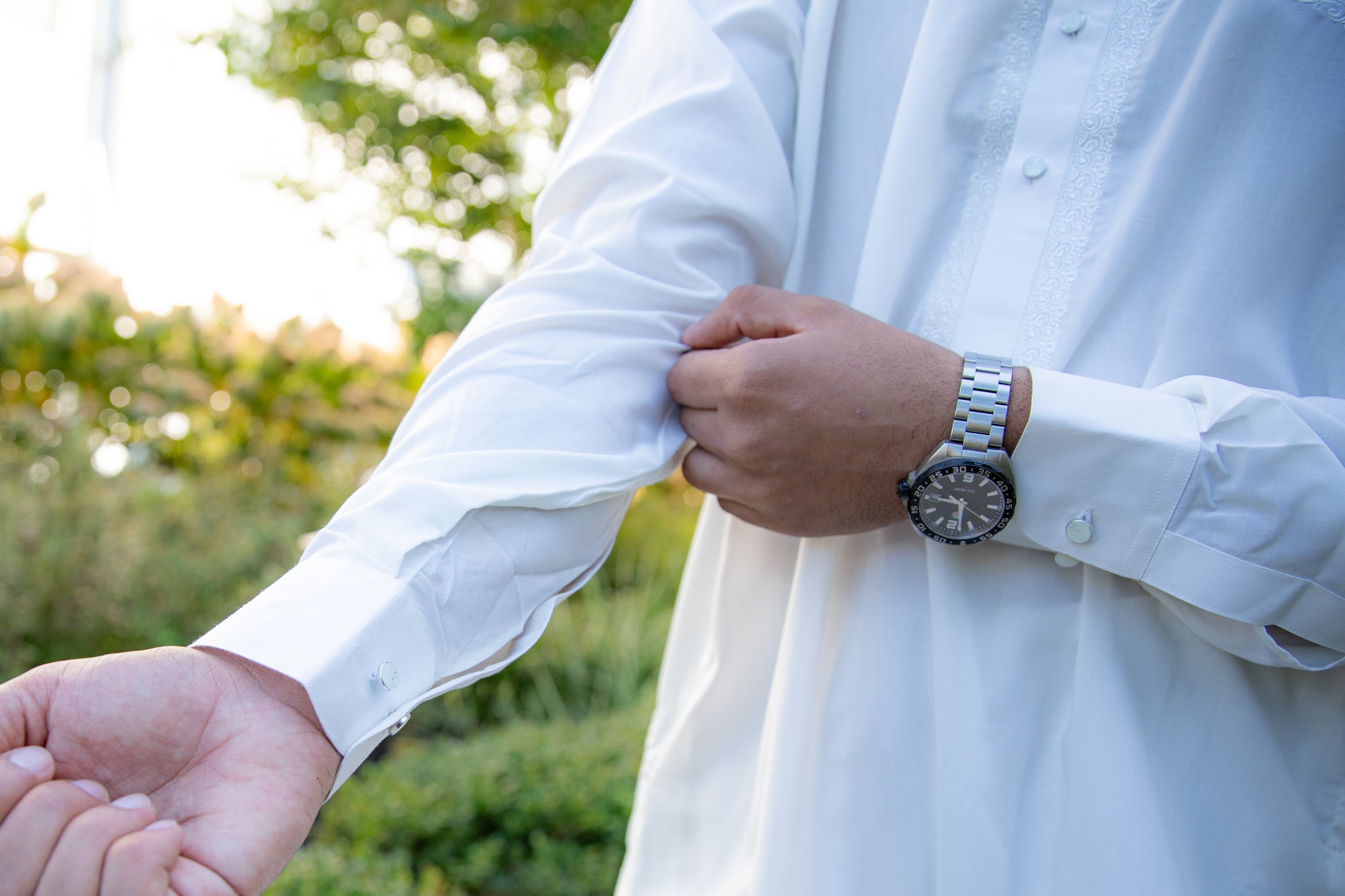 White Kinara Shalwar Kameez
