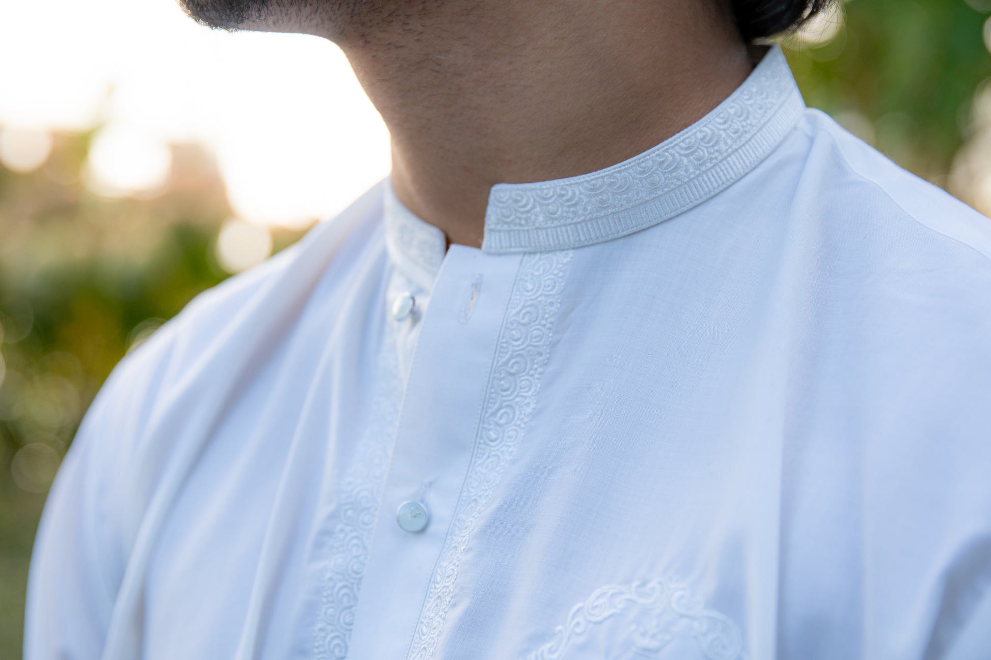 White Kinara Shalwar Kameez