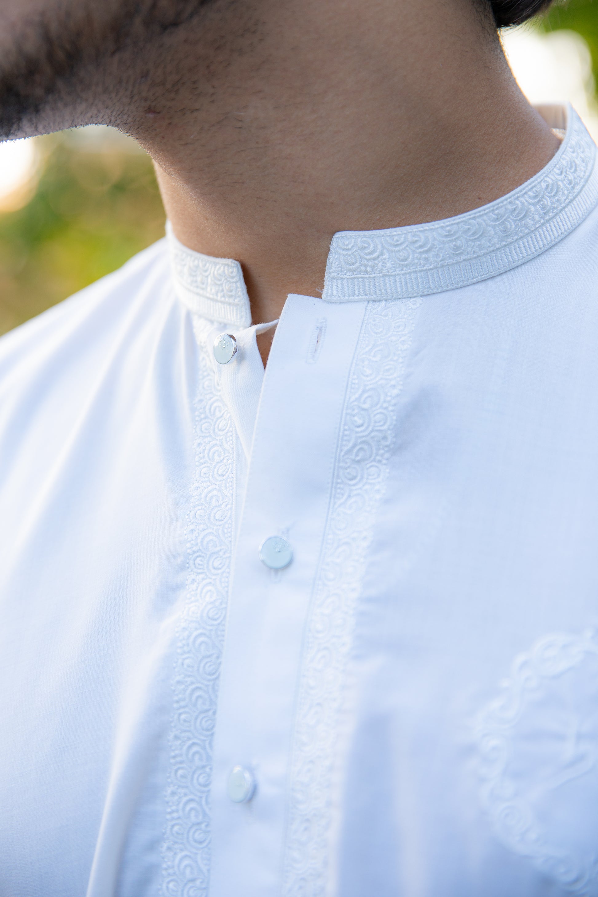 White Kinara Shalwar Kameez