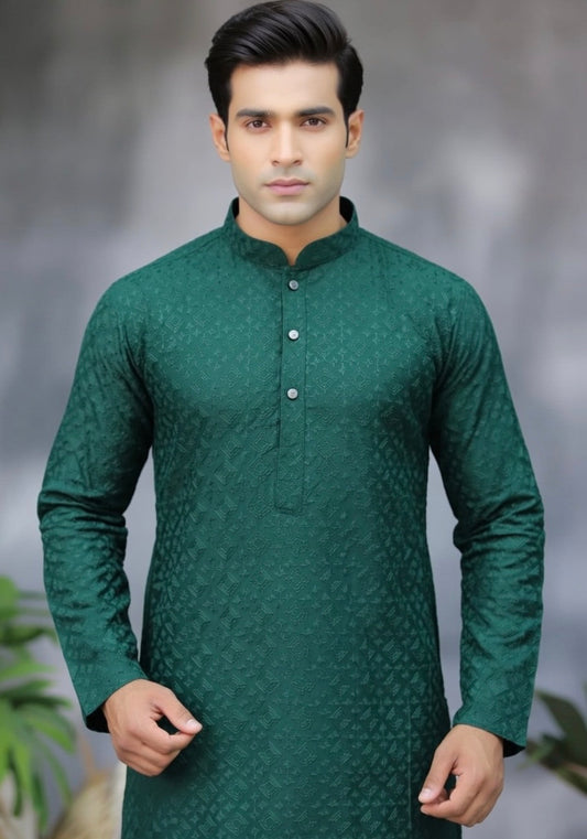 Emerald Green Kari Kurta