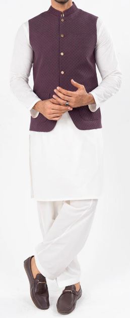 Maroon Waist Coat