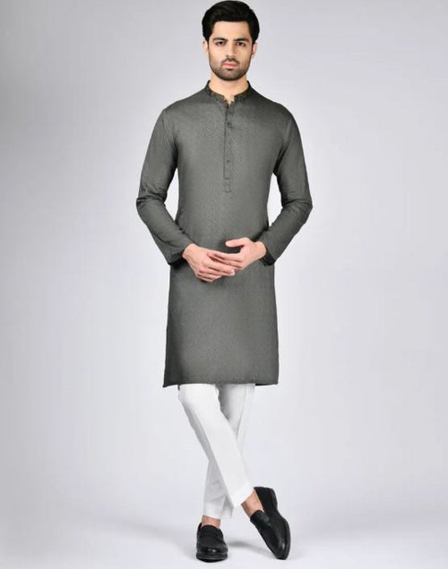 Army Green Kurta - J.