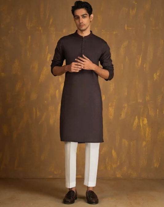 Maroon Kurta - J.