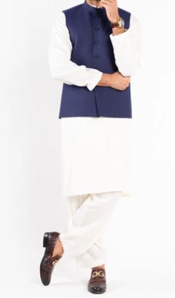 Navy Blue Waist Coat